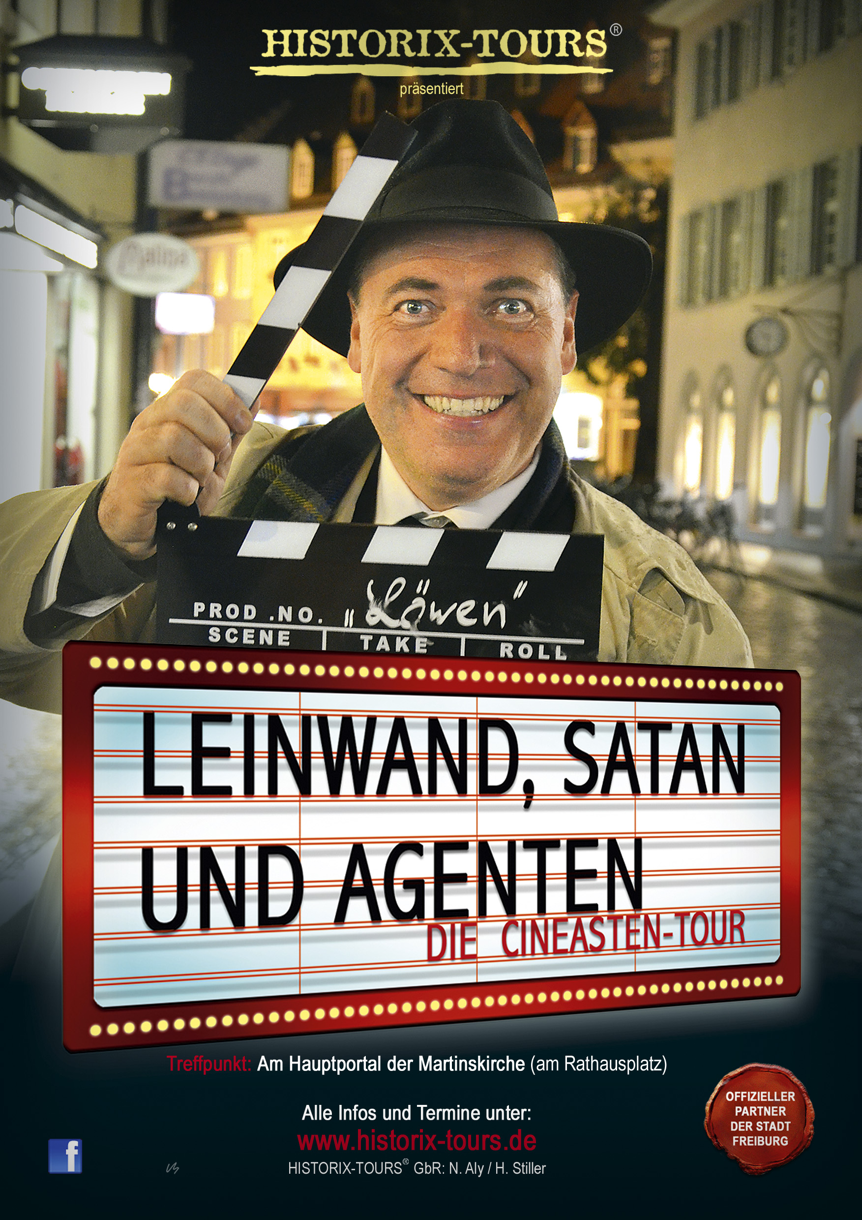 "Leinwand, Satan und Agenten" - Freiburgs Film-Tour mit überraschenden Geschichten    (ohne Anmeldung)